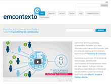 Tablet Screenshot of emcontexto.com